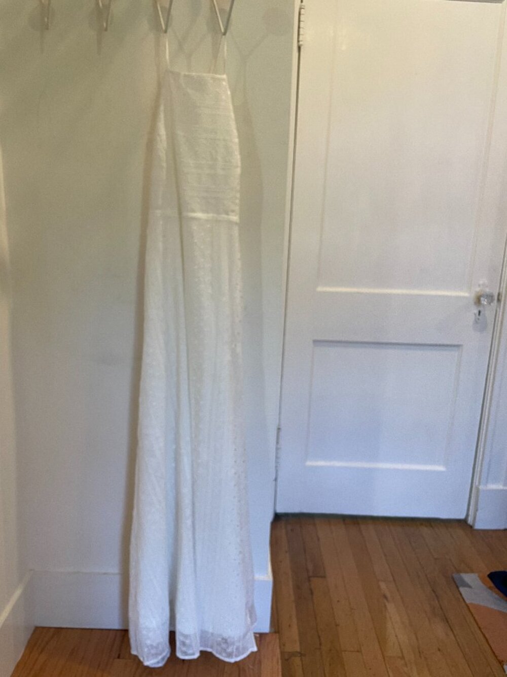 Urban Outfitters white square neck dress